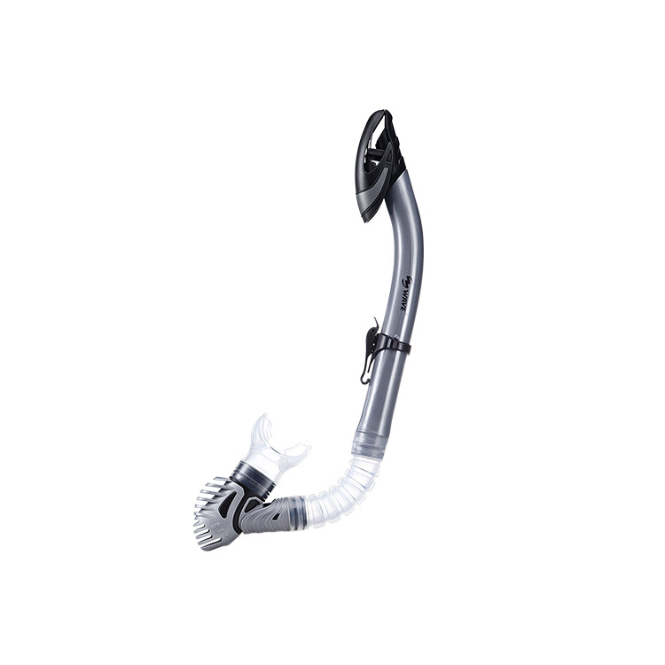 Picture of wave genuine goods full dry underwater respirator silicone mouthpiece professional diving equipment snorkeling supplies breathing tube