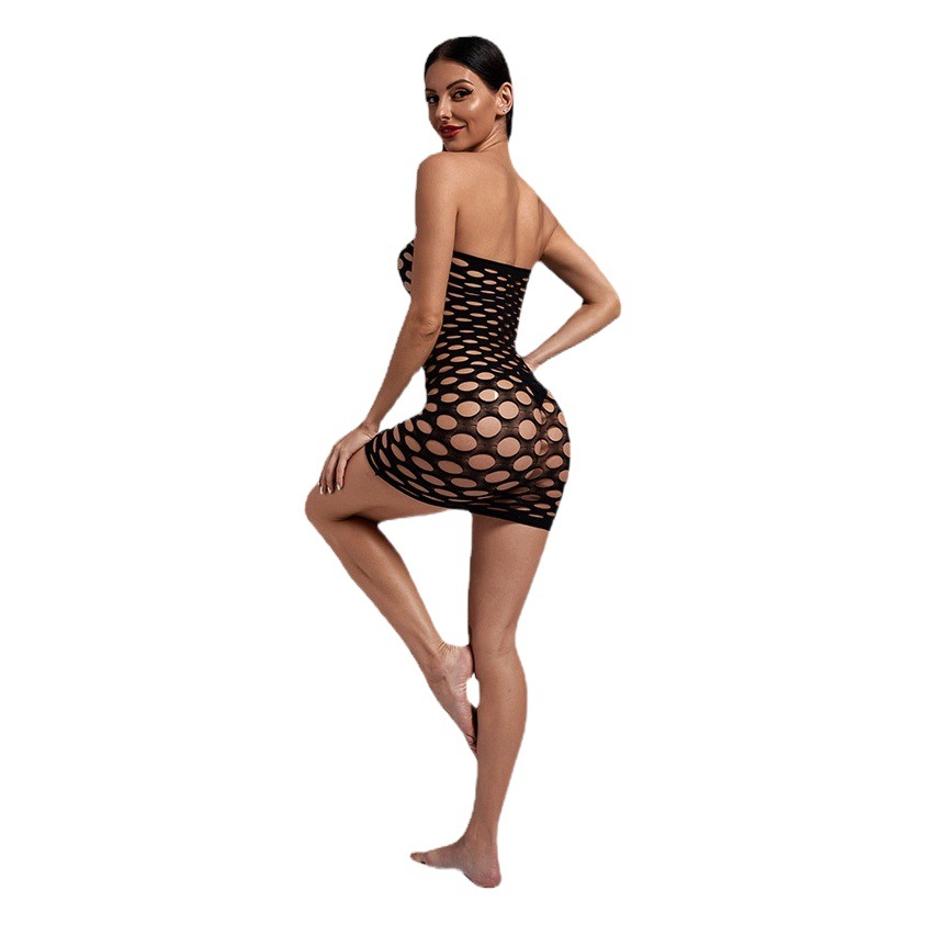 Sexy Fishernet Stockings Pantyhose Silk Stockings Women Black Tube-cut Large Mesh Strap Hollow Transparent chubby girl Mesh Clothes