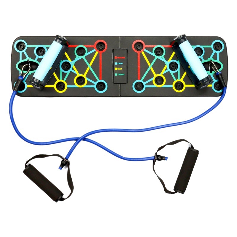 Wholesale Multifunctional Folding Push-Up Fitness Board New Abdominal Fitness Device Horizontal Support Board Push-Up Home Sports Equipment
