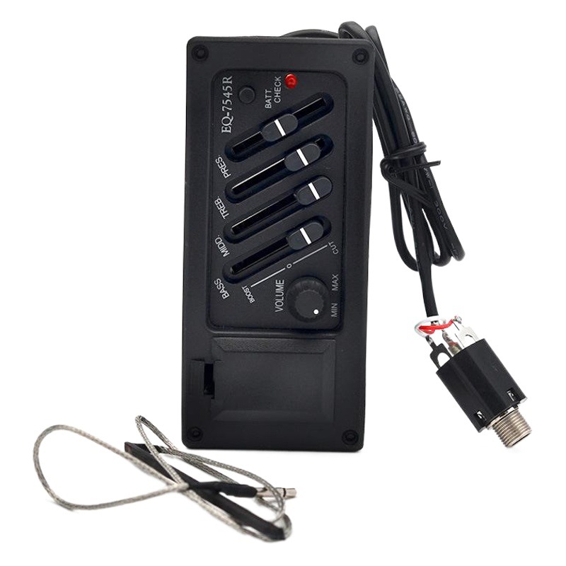 Acoustic guitar modified PICKUP PICKUP PICKUP four-segment EQ-7545R box piano PICKUP EQ equalizer