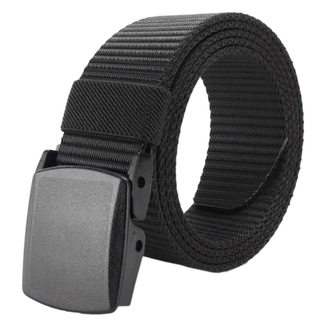 Nylon Belt Extended Casual Versatile Tactical Workwear Hypoallergenic Security Check Canvas Tactical Student Woven Belt