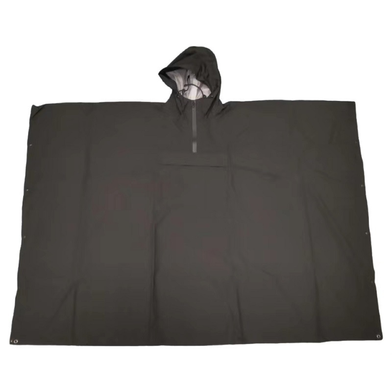 Picture of Tactical Raincoat Outdoor Waterproof Multi-function Anti-rainstorm Pressure Glue Rain Travel Mountaineering Fishing Camping Portable Folding
