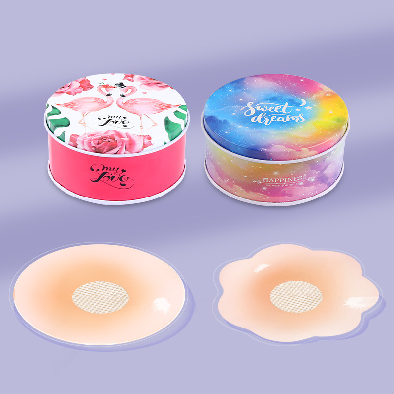 Picture of Traceless Anti-bump Nipple Sticker Breathable Invisible Anti-walking Light Sticker Ultra-thin Chest Sexy Sling Special Silicone Breast Sticker