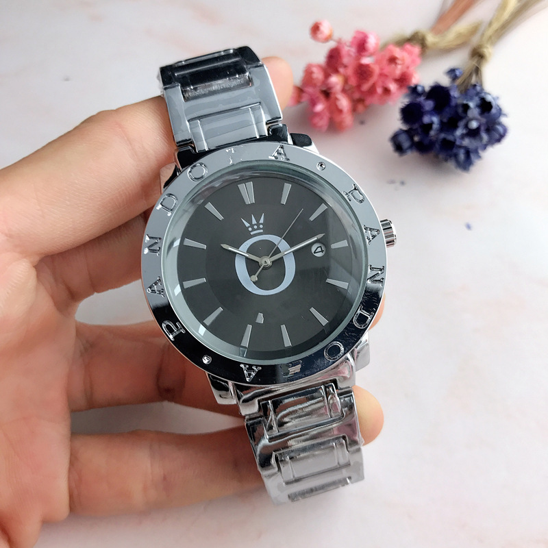 Trendy Men's Business Fashion Quartz Watch Trendy Personalized Style Fashion Watch Strip Nail Sun Pattern Dial Watch