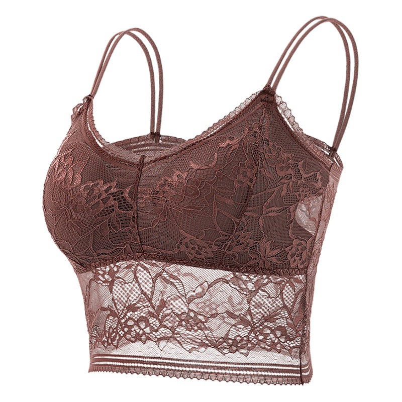 Cross-border large size Ladies lace wrap chest Europe and the United States sexy hot girl bra women back tube top foreign trade thin wholesale