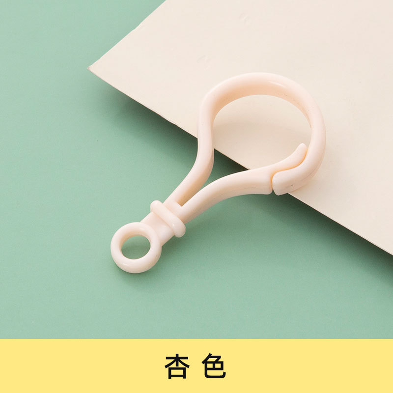 Picture of diy jewelry accessories color bulb button doll key chain plastic lobster buckle bag buckle acrylic hook buckle