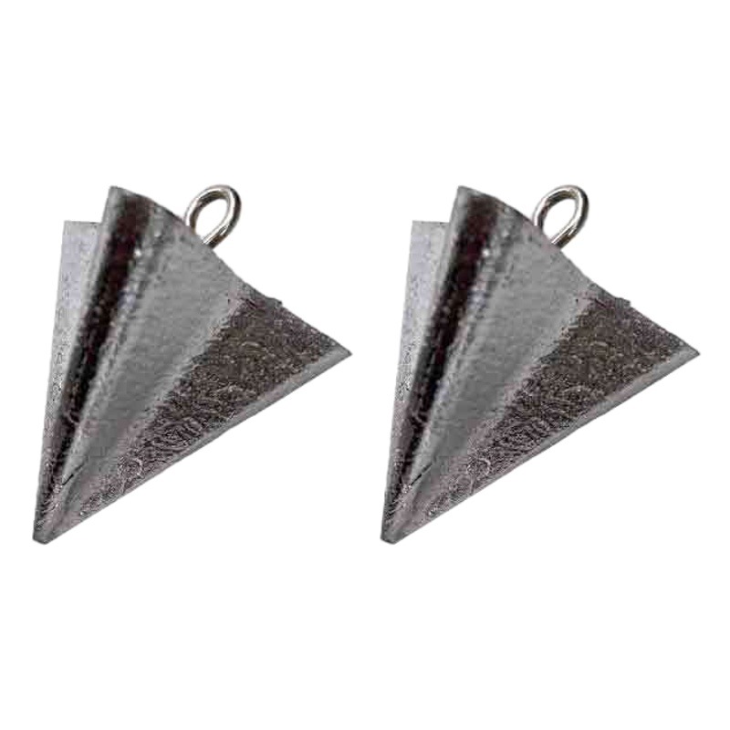 Cross-border wholesale fishing gear supplies fishing lead pendant sea pole with ring tapered lead pendant triangular lead pendant tapered lead pendant