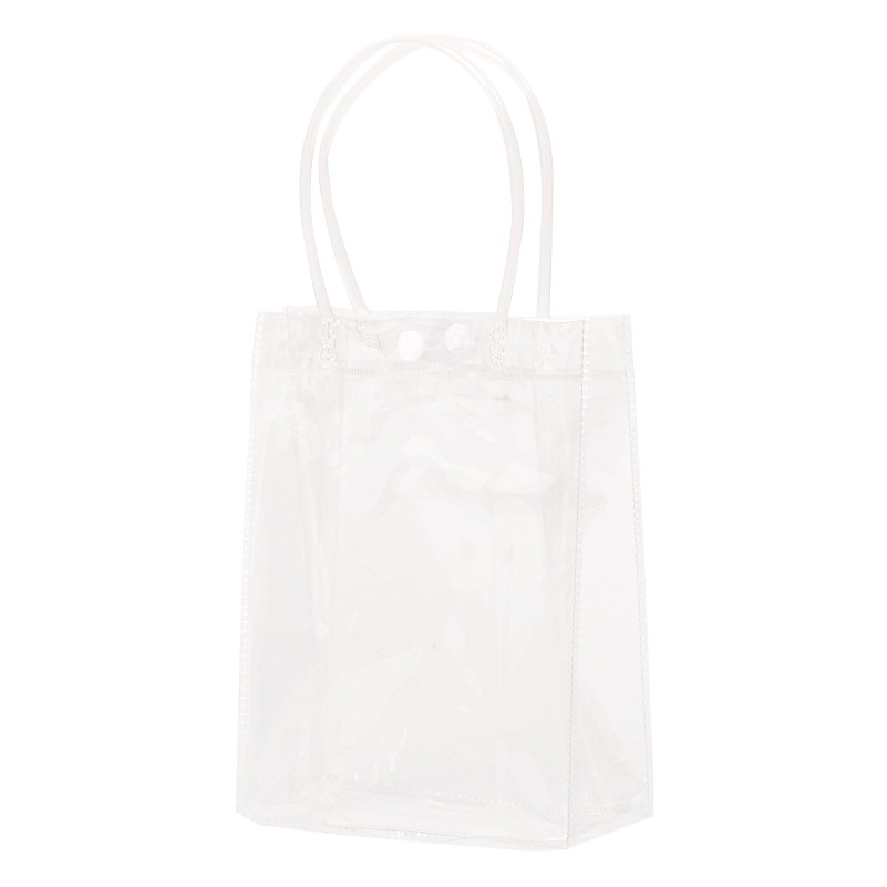 Spot Pvc Transparent Handbag Wholesale Pvc Bag Custom Made Small Batch Transparent Bag Gift Bag Gift Bag