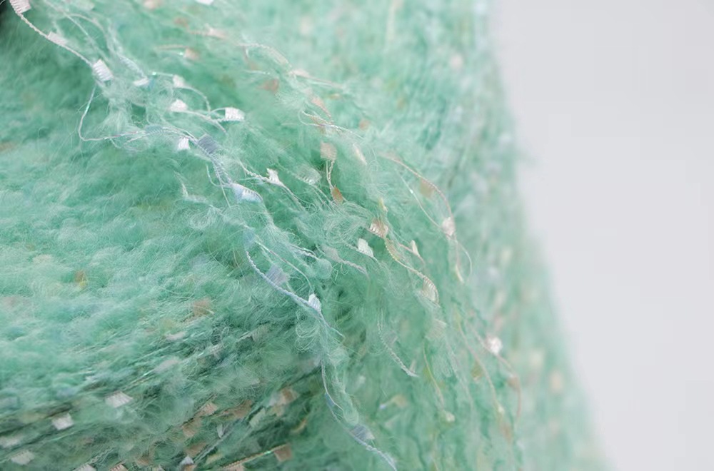 Picture of (thread wholesale) fancy yarn wool loop thread 2.7 toothbrush colorful wool loop yarn knitting