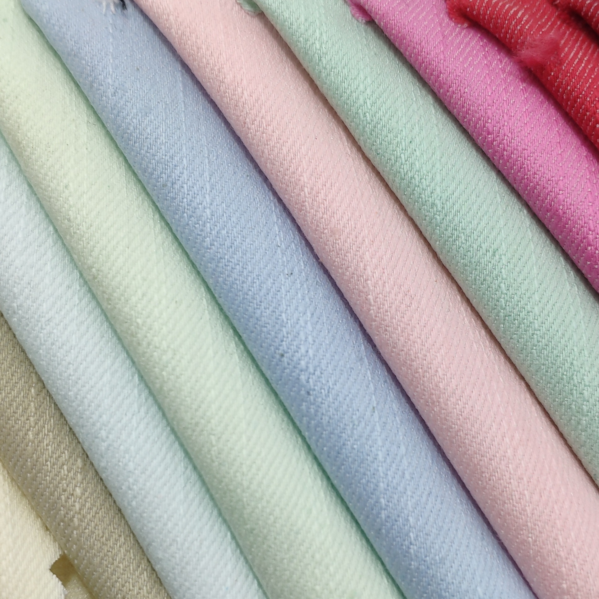 Denim Fabric, Bamboo Stretch Imitation Denim Fabric, Colorfast, Summer Shirt and Pants Material, All Crazy Grab 1