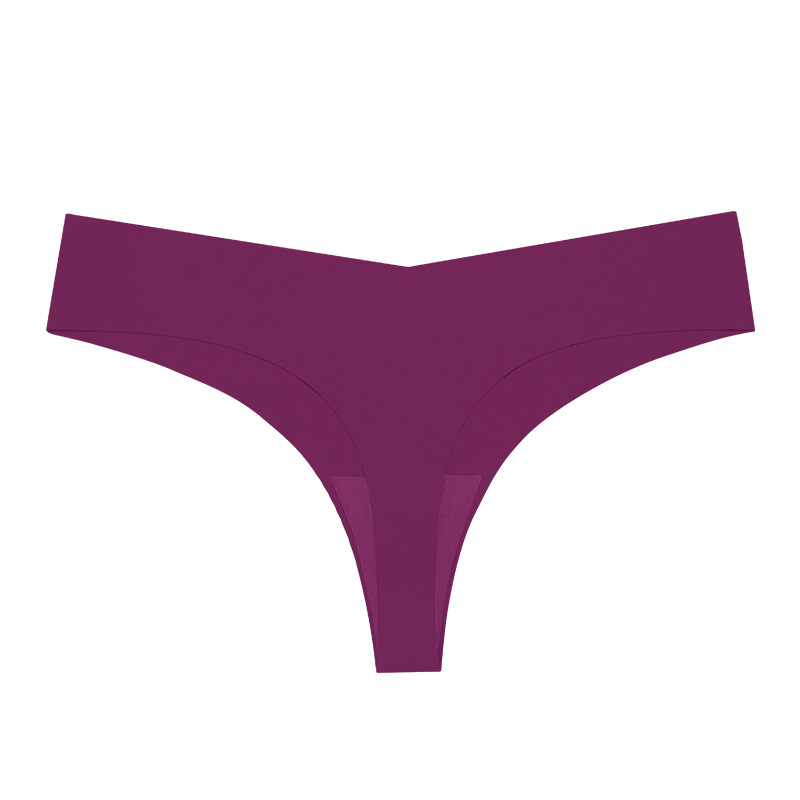 Picture of Cross-border large size sexy seamless thong women's one-piece low waist ice silk sports fitness women's underwear