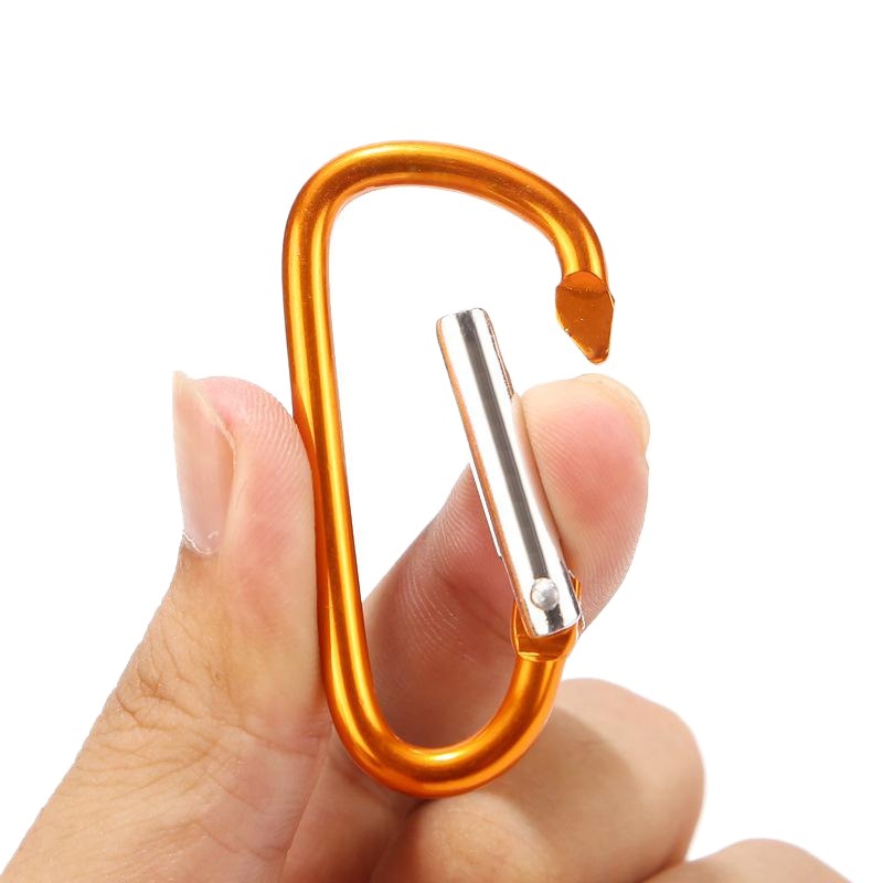 Quick hanging small hook outdoor pendant No. 5 carabiner 5# Quick hanging No. 5 aluminum alloy carabiner wholesale