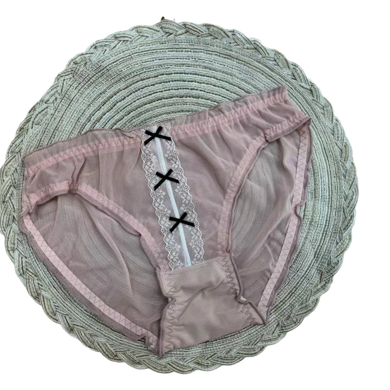 Chen Meili Mesh Lolita Style High-Elastic Comfortable Women's Briefs Wholesale Live Supply Breathable and Comfortable Underwear
