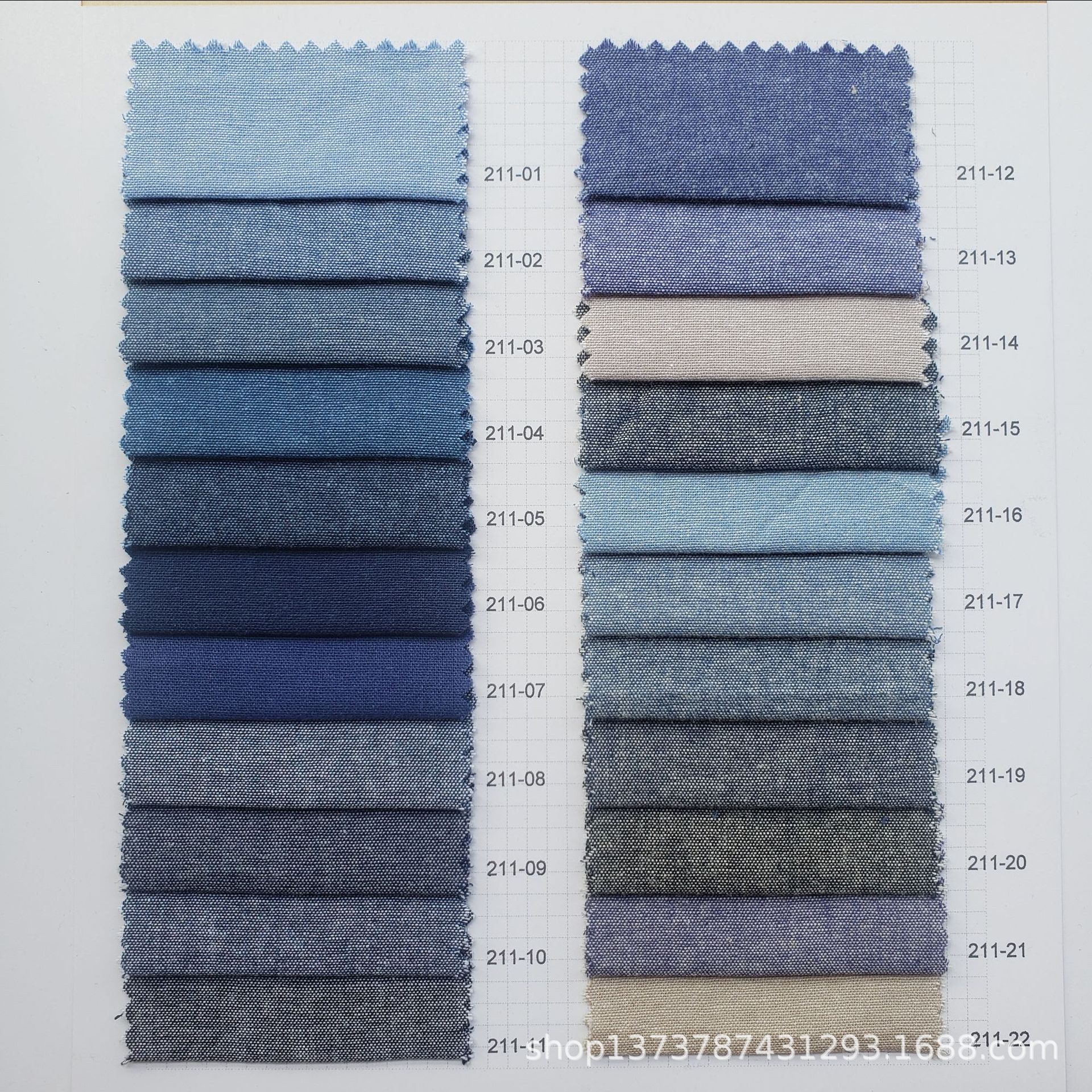 in stock supply 21 cotton youth cloth imitation denim style casual shirt fabric youth clothing fabric