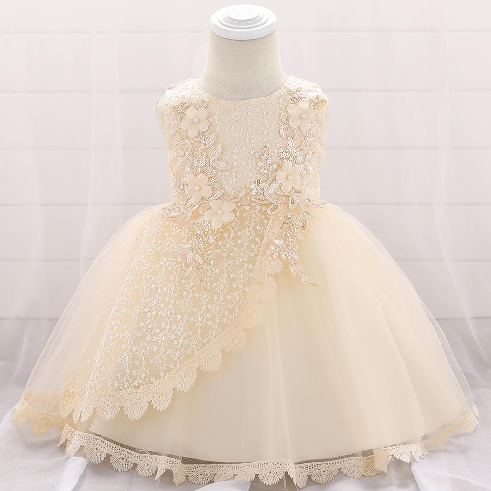 Picture of 2025 New Style Mesh Princess Dress Girl's Dress Dress Baby Baby Puffy Children's Clothing Baby Puffy Dress Dress
