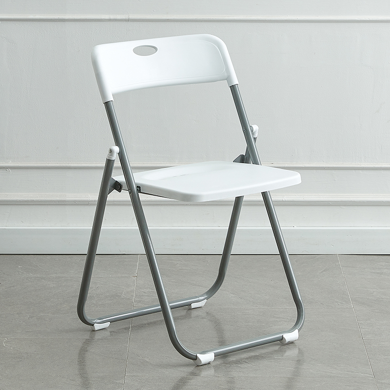 Picture of Folding chair home simple modern plastic photo chair dormitory office meeting training outdoor backrest chair stool