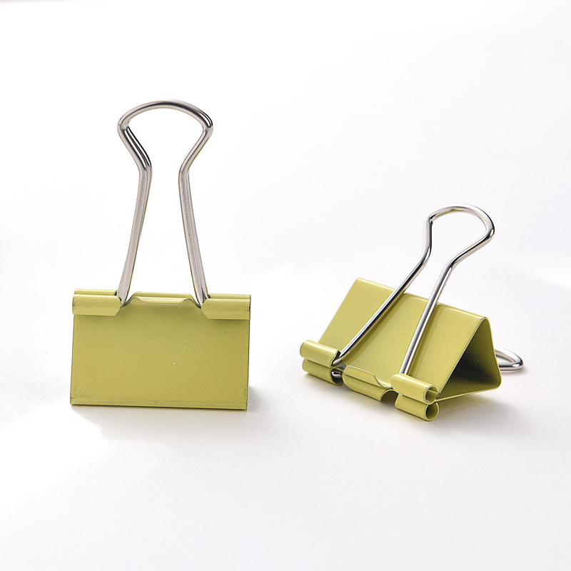 Picture of Cross-Border special color long tail clip small fresh dovetail clip hand account clip 32MM 25MM 19mm reverse tail clip wholesale