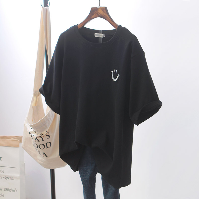 Picture of White T-shirt women's short sleeve 2025 summer new South Korea loose plus size student clothes women ins a generation of hair
