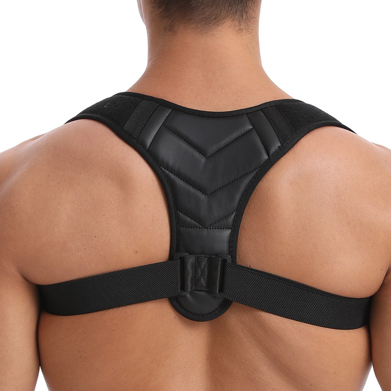 Cross-border back correction with breathable anti-kyphosis with clavicle adjustable sitting orthosis for men and women in stock