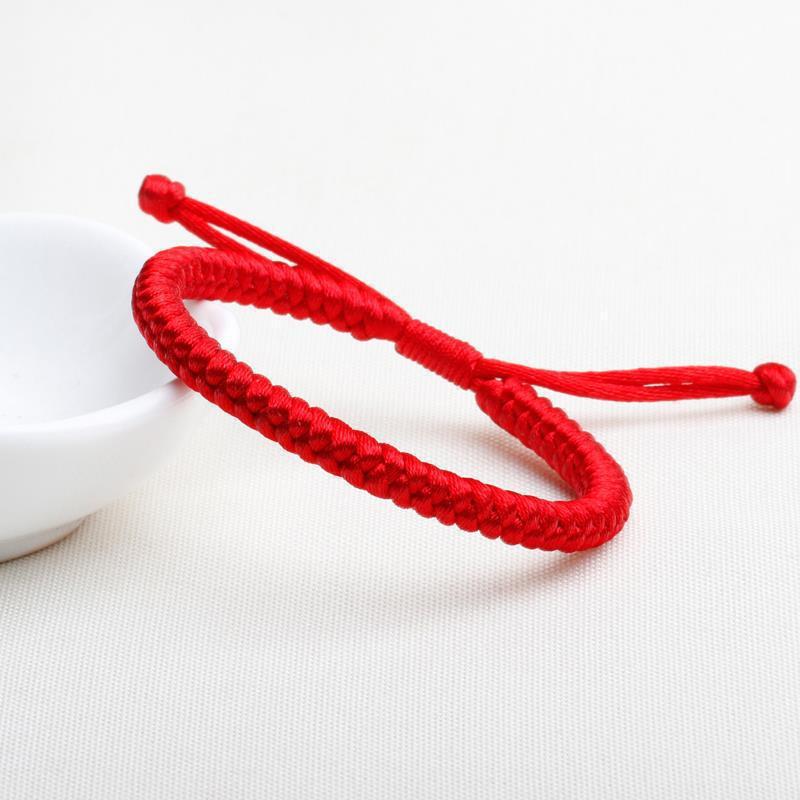Picture of Xiao Zhan's same style diamond knot bracelet red rope bracelet men's and women's hand-woven couple's lucky delivery for the year of birth