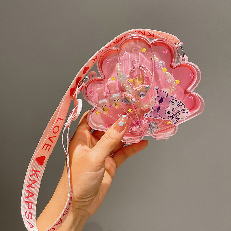 Picture of Children's jewelry baby cartoon cute fruit pendant bracelet suit birthday gift box in stock wholesale