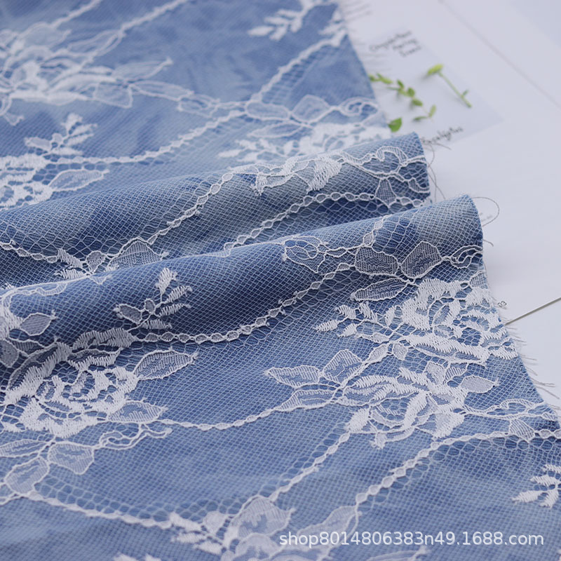 10 oz Lace Composite Tie Dye Washed Denim Fabric Clothing Fabric Bag Shoes Hat Fabric