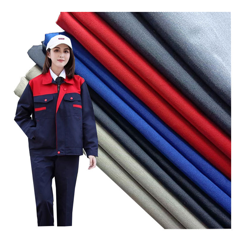 16*12 TC polyester cotton twill 108*58 export quality overalls tooling hat fabric