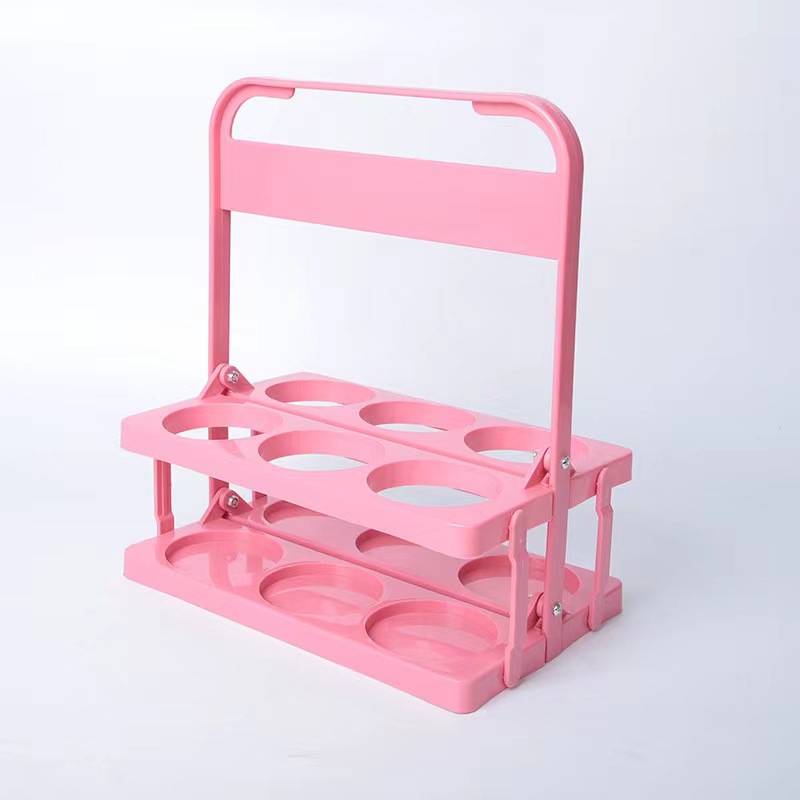 Picture of Foldable Plastic Beer Basket Beverage Beer Holder Sport Kettle Portable Holder Beer Rack
