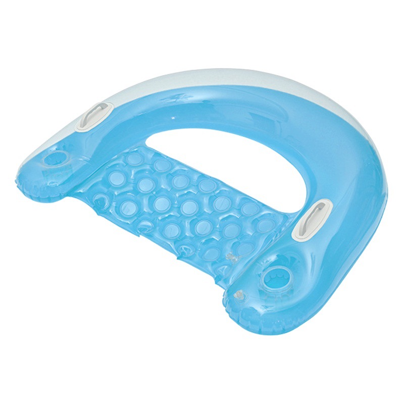 Mingyuan Cross-border Spot PVC Inflatable Recliner Summer Water Floating Row Adult Portable Air Blowing Armrest Backrest Floating Chair