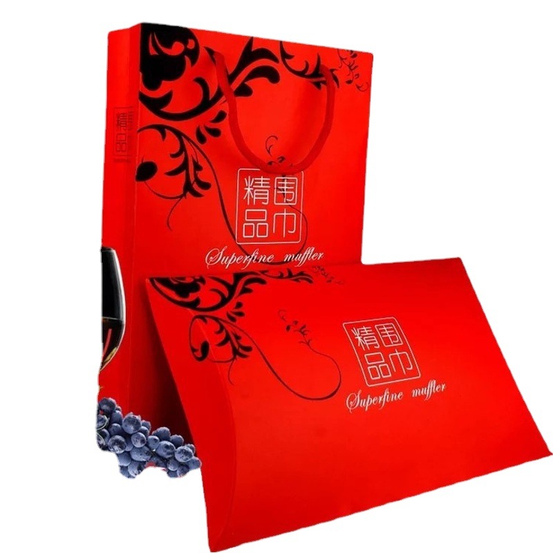 Shanghai Story Cashmere Scarf Gift Box Silk Scarf Packaging Box Wholesale Gift Box Handbag Inner Box Premium Packaging