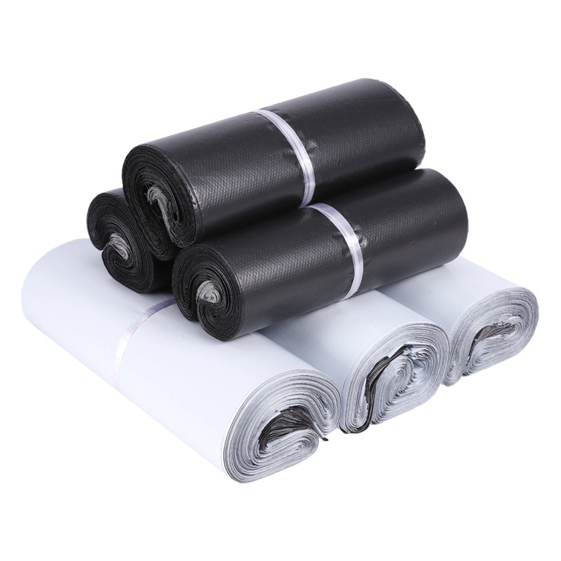 New material white express bag wholesale thick large logistics packing bag large waterproof color plastic bag