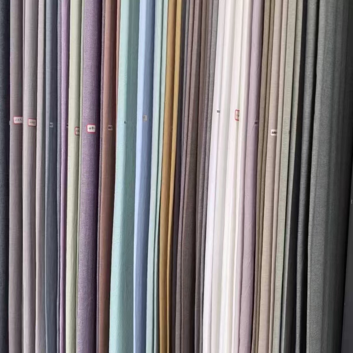 32S pure cotton yarn-dyed washed cotton fabric, sun-facing plaid striped plaid solid color fabric, four-piece bed sheet fabric wholesale F