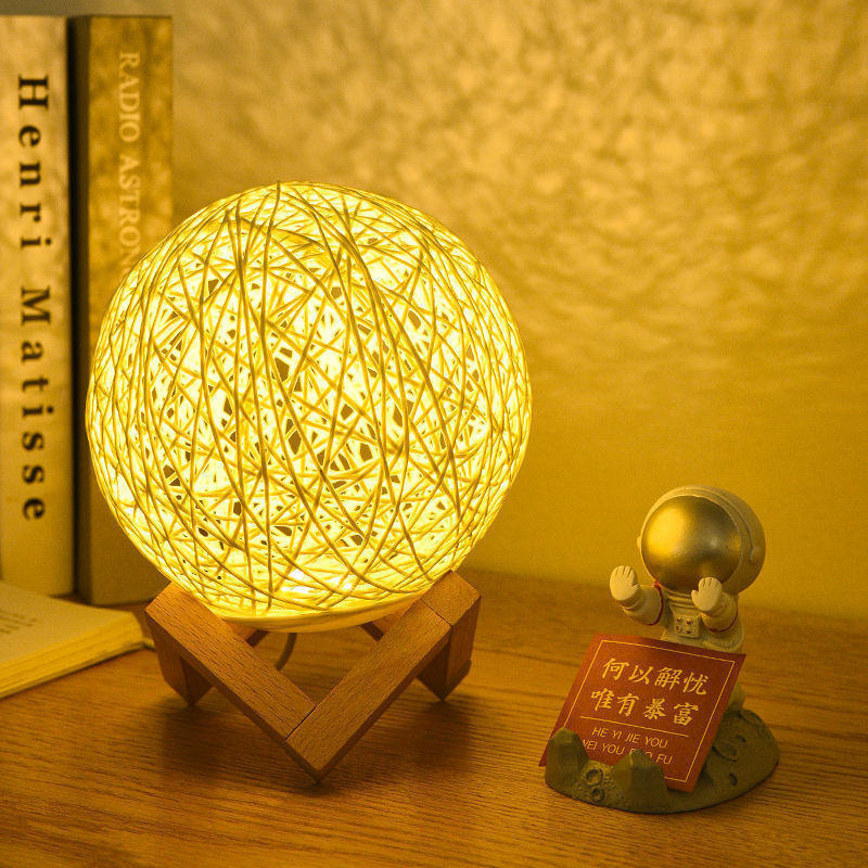 Creative nursing desk lamp bedroom bedside atmosphere girl Fujiqiu homestay night light USB plug-in