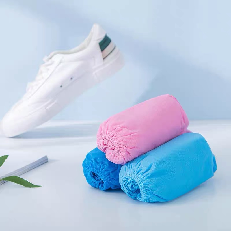 Picture of Non-woven shoe covers wholesale household dust-proof non-slip wear-resistant breathable machine room factory Special wholesale non-woven shoe covers