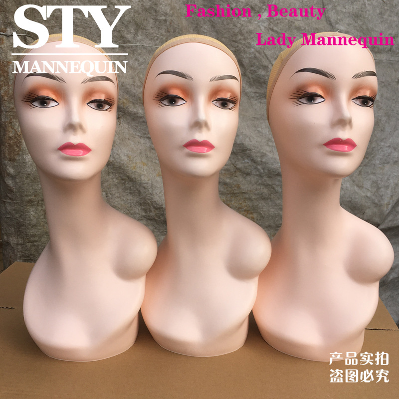 Picture of STY head model export best-selling dummy head model fashion female wig head model head model window display model head model