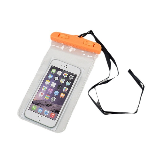 Picture of Mobile phone waterproof bag transparent waterproof mobile phone case universal swimming drifting can touch 100 set LOGO