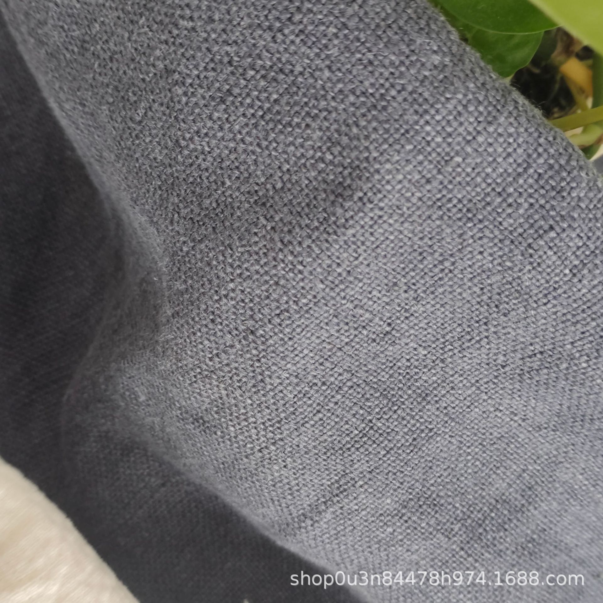 Pure Linen Sofa Textured Fabric Enzyme Washing Coating Dyeing Thick 500GSM Above Pure Linen