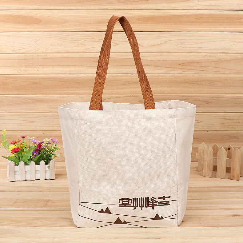 Canvas bag custom free logo printing advertising campaign corporate school concert gift canvas bag