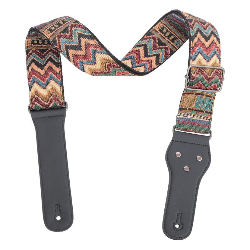 Bohemian guitar strap acoustic acoustic guitar electric guitar oblique tail nail shoulder strap guitar strap