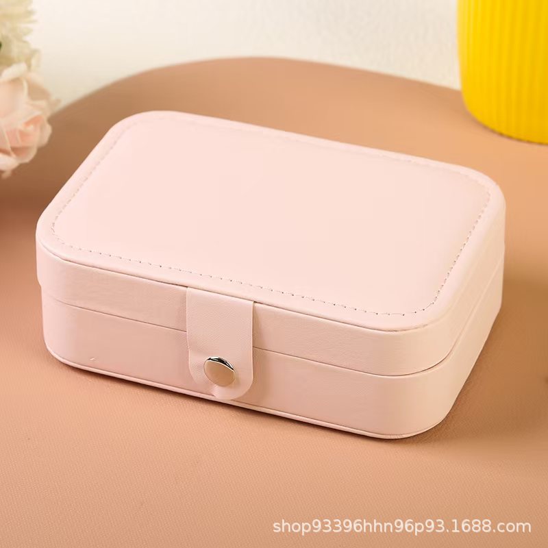 Nordic Portable Ring Earrings Earrings Storage Box Earrings Home Storage Box Necklace Earrings Children's Jewelry Box