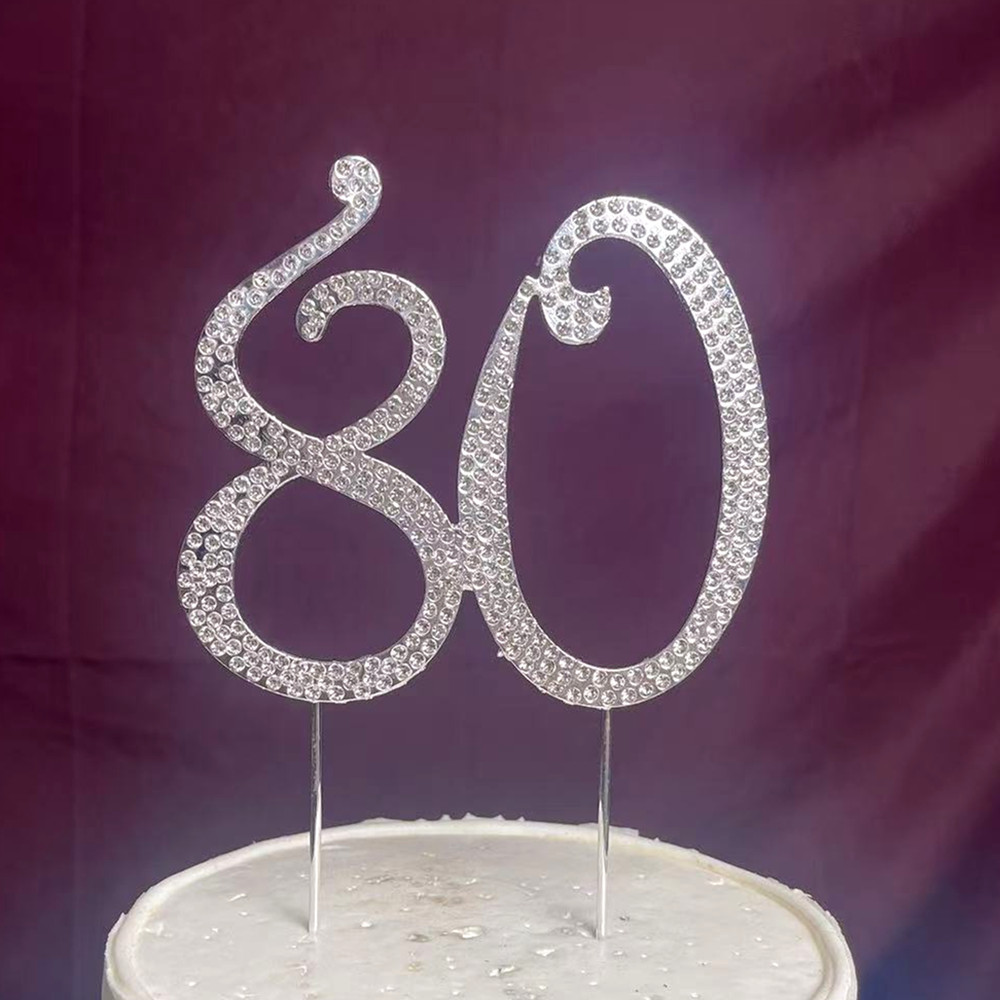 Picture of Wedding cake insert card foreign trade best selling wedding cake accessories large number 50 60 70 90