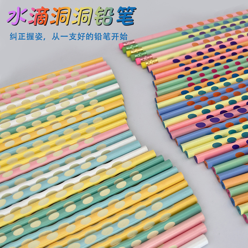 Long-term spot hole color Rod macaroon color pencil can be laser engraved to engrave names or LOGO