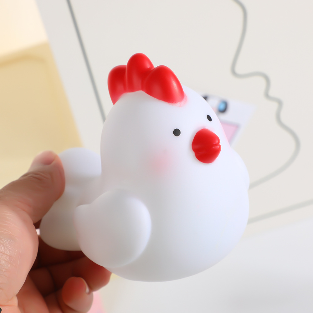 Picture of Creative Cartoon Chick Night Light Home Bedroom Bedside Sleep Night Light Dormitory Atmosphere Light Children's Luminous Toys