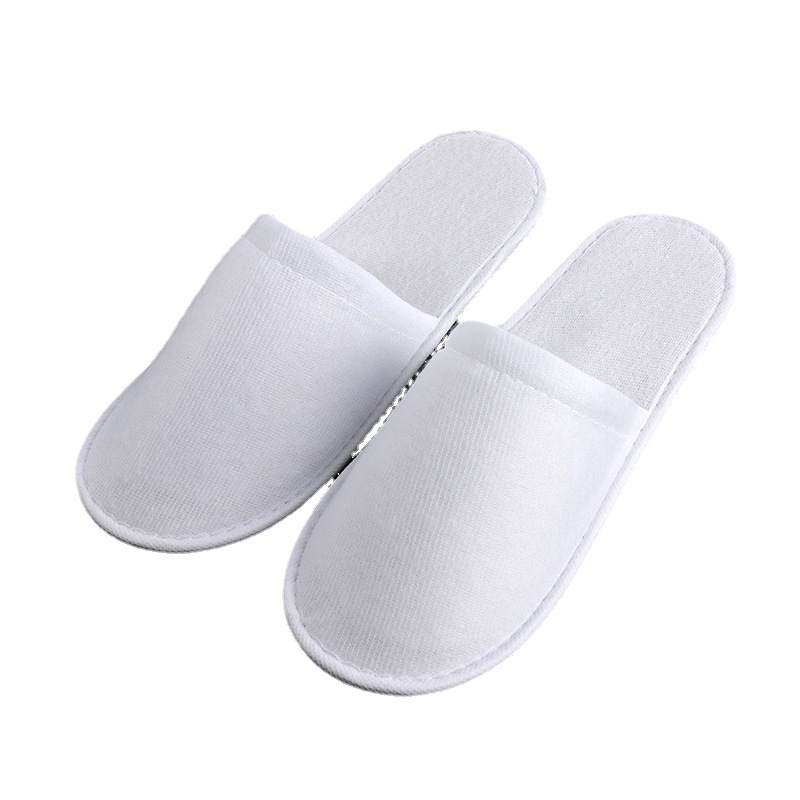 Picture of Hotel disposable slippers encrypted plush household hospitality slippers hotel homestay manufacturers supply