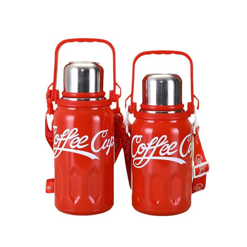 Picture of Large Capacity Thermos Cup Coke Same 316 Stainless Steel Kettle High Color Value Outdoor Portable Sports Water Cup for Men and Women