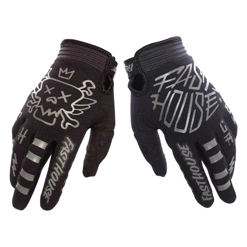 In-Stock Fistplast Men's and Women's Small Size Touchscreen Macron Four-Color Off-Road Motorcycle Long Finger Gloves for Riding