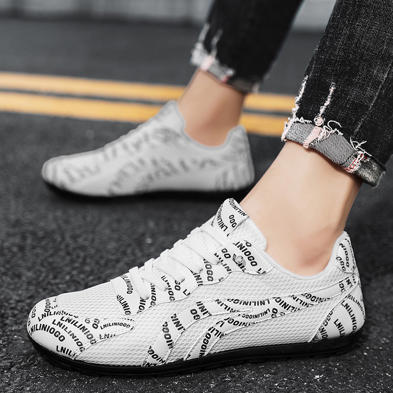 Men's shoes autumn solid color low mesh shoes foot slip-on lazy shoes fashion casual sneaker a generation of hair