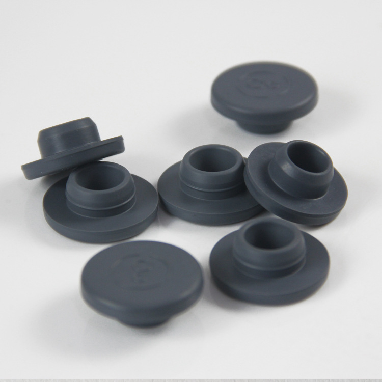 T-type 26 butyl rubber stopper manufacturers supply gray salt water drip bottle with rubber stopper multi-specification rubber stopper
