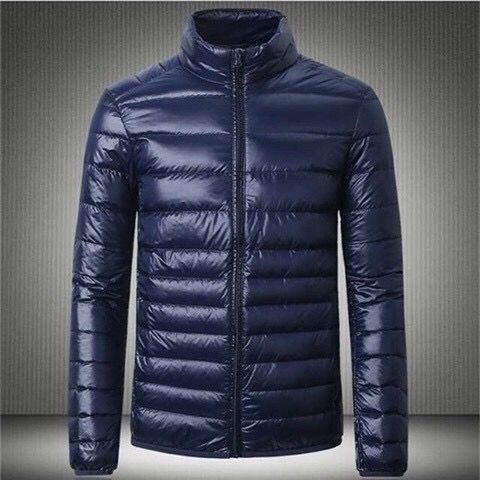 Picture of New Light Down Cotton-padded Jacket Men's Short Vertical Collar Jacket Young Men's Thin Down Cotton-padded Jacket Men's Ultra-light Style
