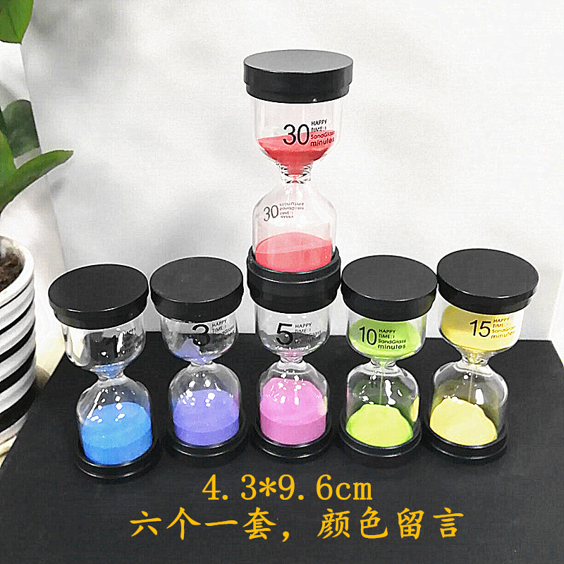 Picture of Straight Tube 5.10.15.30.60 Minutes Creative Decorative Gifts Kidsren's Toys Anti-Fall Timer Hourglass Ornaments